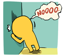 Brass boy the sad statue sticker #8624431