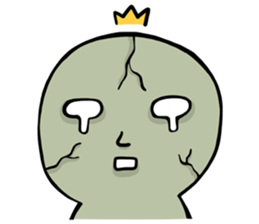 Brass boy the sad statue sticker #8624435