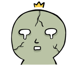 Brass boy the sad statue sticker #8624435