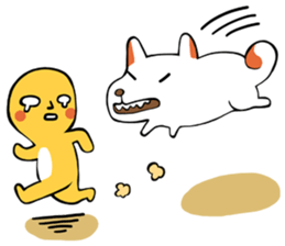 Brass boy the sad statue sticker #8624438