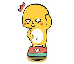 Brass boy the sad statue sticker #8624439