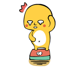 Brass boy the sad statue sticker #8624439