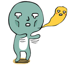 Brass boy the sad statue sticker #8624445