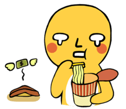 Brass boy the sad statue sticker #8624448