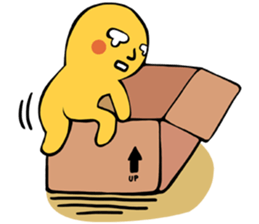 Brass boy the sad statue sticker #8624450