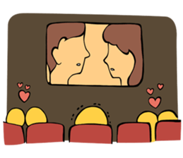 Brass boy the sad statue sticker #8624451