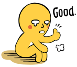 Brass boy the sad statue sticker #8624455