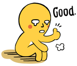 Brass boy the sad statue sticker #8624455