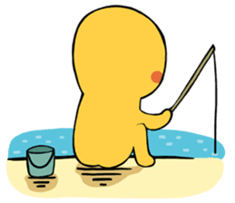 Brass boy the sad statue sticker #8624456