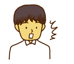 Men's Sticker for the work sticker #8624516