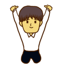 Men's Sticker for the work sticker #8624528