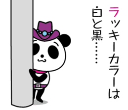 Fortuneteller Panda sticker #8624756