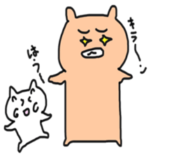 Bullkuma and honwaka cat sticker #8624831