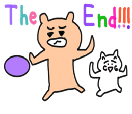 Bullkuma and honwaka cat sticker #8624834