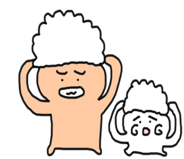 Bullkuma and honwaka cat sticker #8624840