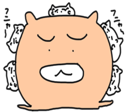 Bullkuma and honwaka cat sticker #8624852