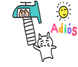 Bullkuma and honwaka cat sticker #8624857