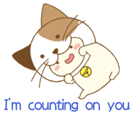 Yururi with animal headgear (E) sticker #8625142