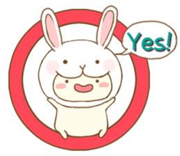 Yururi with animal headgear (E) sticker #8625159