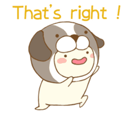 Yururi with animal headgear (E) sticker #8625169