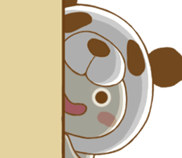 Yururi with animal headgear (E) sticker #8625173