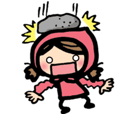 International couple's bilingual sticker sticker #8625113