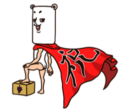 As bear, as a person 3 sticker #8625216