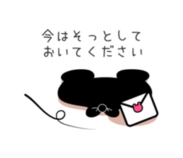 a cowled bear sticker #8625381