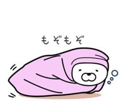 a cowled bear sticker #8625386