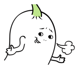 The creature looks like beans. sticker #8625621