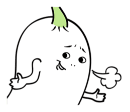 The creature looks like beans. sticker #8625621