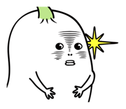 The creature looks like beans. sticker #8625623