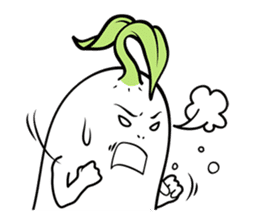 The creature looks like beans. sticker #8625638