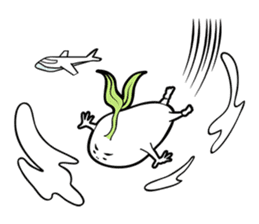 The creature looks like beans. sticker #8625646