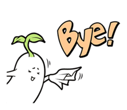 The creature looks like beans. sticker #8625653