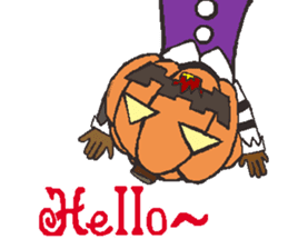 Hello pumpkin & friend's sticker #8625698