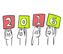 Kumakichi's New Year Greetings sticker #8626223