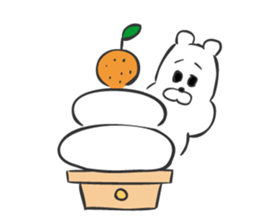 Kumakichi's New Year Greetings sticker #8626254