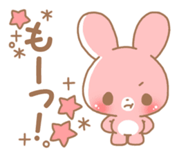 Happy pretty rabbit sticker #8626763
