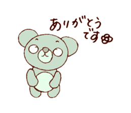 Honwaka bear sticker #8626861