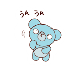Honwaka bear sticker #8626891