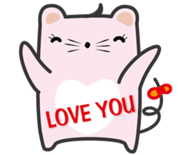 LOVE LOVE CAT ~ Global sticker #8627180