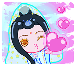 The Monks & White Girl From Sitara sticker #8627339