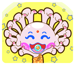 The Monks & White Girl From Sitara sticker #8627341