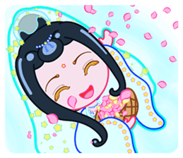 The Monks & White Girl From Sitara sticker #8627357