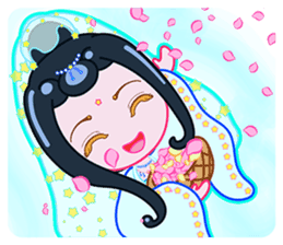 The Monks & White Girl From Sitara sticker #8627357