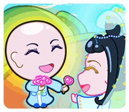 The Monks & White Girl From Sitara sticker #8627362