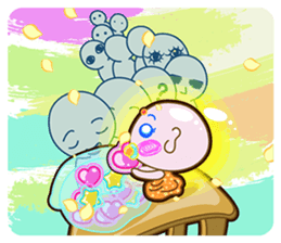 The Monks & White Girl From Sitara sticker #8627367