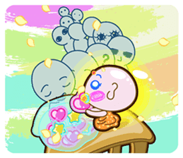 The Monks & White Girl From Sitara sticker #8627367