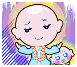 The Monks & White Girl From Sitara sticker #8627376